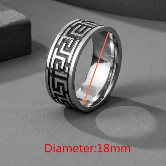 STAINLESS STEEL RING - Picture 3 of 3